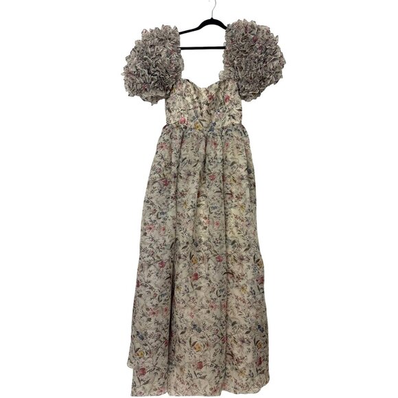 Selkie Women's The Wildflower‎ Kilburn Demoiselle Gown Floral large Bridgerton - Picture 3 of 12